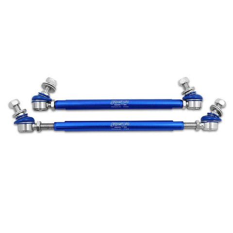 SuperPro Front Sway Bar Link Kit - Heavy Duty Adjustable | Multiple Fitments (TRC12245)
