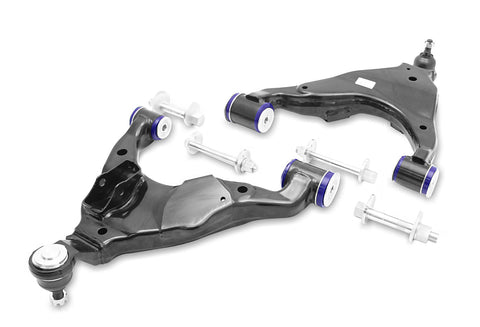 SuperPro Front 4x4 Complete Lower Control Arm Kit - Double Offset | 2003 - 2009 Toyota 4Runner (TRC482)