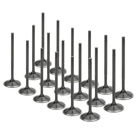 Supertech Black Nitride Intake Valve - Set of 18 | Multiple Audi/VW Fitments (AIVN-1103-18)