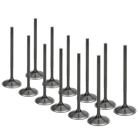Supertech Black Nitride Intake Valve - Set of 12 | Multiple BMW Fitments (BMIVN-1040-12)