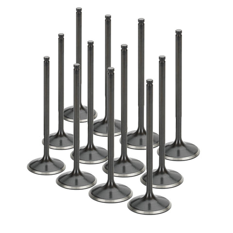 Supertech Black Nitride Intake Valves - Set of 12 | Multiple Acura/Honda Fitments (HIVN-3234-12)