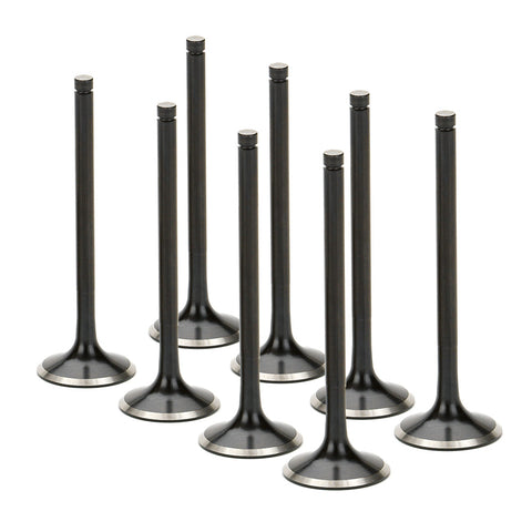 Supertech Black Nitride Exhaust Valves - Set of 8 | 1995-1999 Mitsubishi Eclipse RS/GS (MEVN-1420-8)