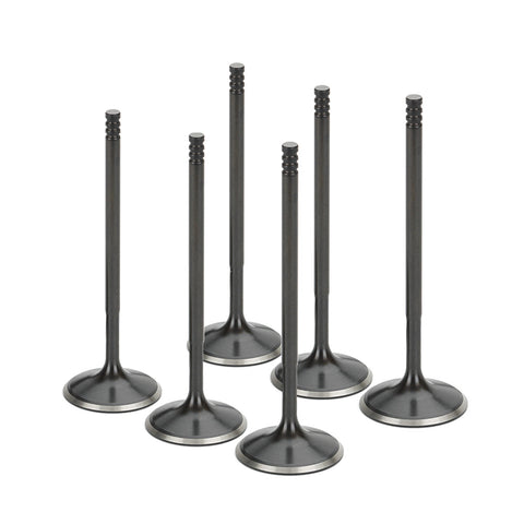 Supertech Black Nitride Intake Valve - Set of 6 | Multiple Audi/Volkswagen Fitments (VWIVN-1007-6)