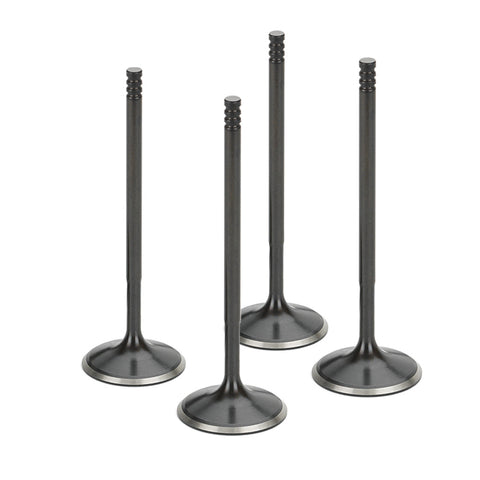 Supertech Black Nitrided Intake Valve (+1mm Oversize) - Set of 4 | Multiple Volkswagen Fitments (VWIVN-1027-4)