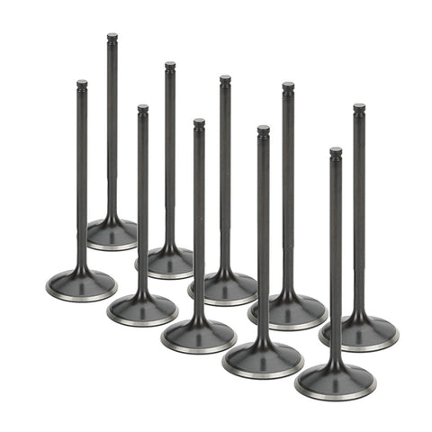 Supertech Black Nitride Intake Valve - +0.5mm Oversize - Set of 10 | Multiple Volkswagen Fitments (VWIVN-1035-10)