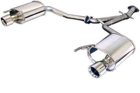 2006-2007 Lexus IS250 2WD/AWD Medallion Touring Dual Muffler Rear Section Exhaust by Tanabe (T70113A) - Modern Automotive Performance
