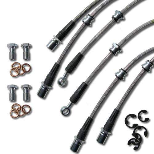 Kit De 26 Pièces Pour Lignes De Frein 3/16 Pouce - 25 Pieds De Tuyaux + Raccords Zinc - Neuf