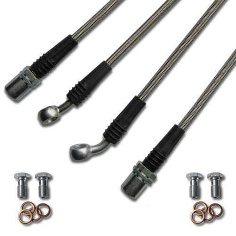 Techna-Fit 3 Brake Lines Kit | 1981-1985 Mazda RX7 Rear Drum (MA-1380)