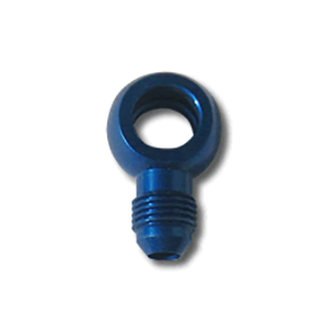 Techna-Fit Aluminum #6 JIC Male to 12mm Banjo Hole (776-06-M12D)