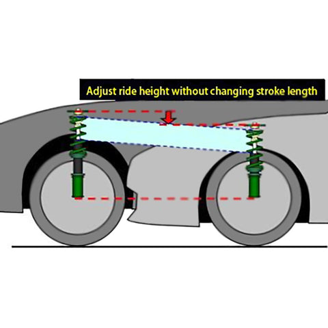 TEIN Flex Z Coilovers | 2018-2020 Toyota Camry SE/XSE (VSTG4-CUAA3)