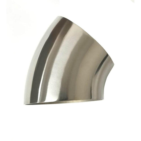 Ticon 1.25" Titanium 45deg Elbow - 1D Radius - 1mm/.039" Wall (101-03223-3110)