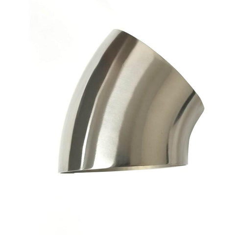 Ticon  1.5" Titanium 45deg Elbow - 1.1D Radius - 1mm/.039" Wall  (101-03823-3110)