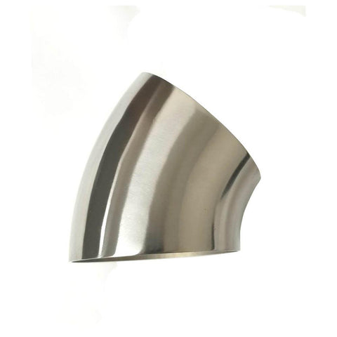 Ticon 1.75" Titanium 45deg Elbow - 1D Radius - 1mm/.039" Wall (101-04523-3110)