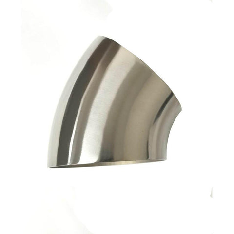 Ticon 2.5" Titanium 45deg Elbow - 1.2D Radius - 1mm/.039" Wall (101-06323-3112)
