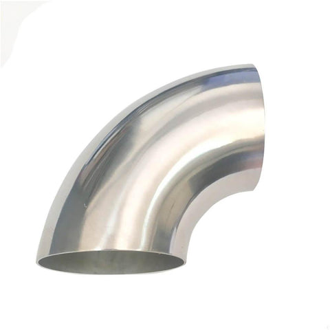 Ticon 3.5" Titanium 90deg Elbow - 1D Radius - 1.5mm/.059" Wall (101-08955-3111)