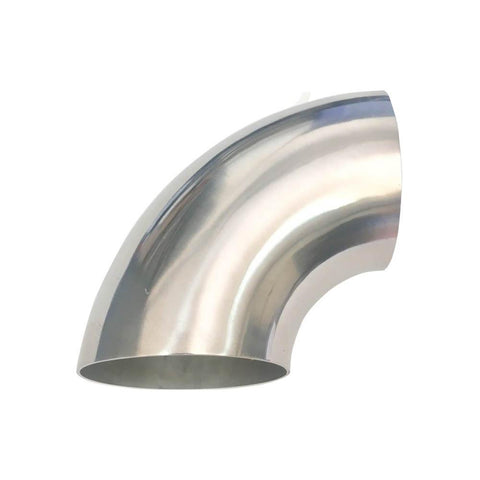 Ticon 4" Titanium 90deg Elbow - .9D Radius - 1.5mm/.059" Wall (101-10255-3109)