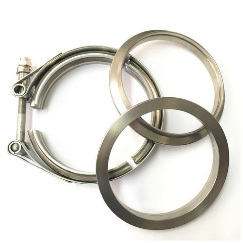 Ticon Industries - 4" Titanium V-Band Clamp Assembly (103-10210-0002)