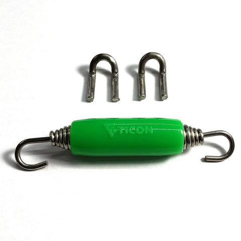 Ticon Industries - Green Silicone Titanium Spring Tab and Spring Kit (108-00211-1102)