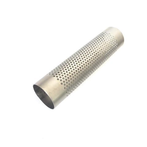 Ticon Industries - 8" OAL 2.0" Perforated Titanium Punch Tube (117-05008-0000)