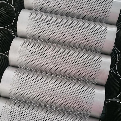 Ticon Industries - 9.9" OAL 4.0" Perforated Titanium Punch Tube (117-10209-0000)