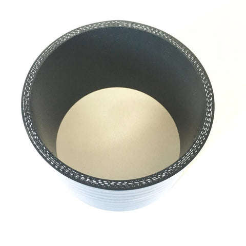 Ticon Industries - 4-Ply Black 4.0" Straight Silicone Coupler (131-10203-0401)