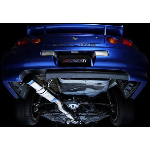 Tomei Extreme Ti Full Titanium Muffler Kit | 1999-2002 Nissan Skyline ER34 (TB6090-NS06A)