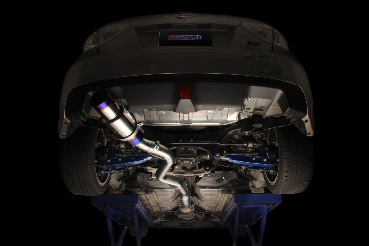 Tomei Expreme Ti Cat-Back Exhaust | 08-14 STI Hatchback / 11-14 WRX  Hatchback (TB6090-SB02B)