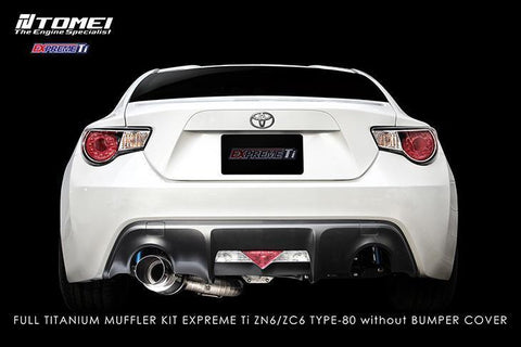 Tomei Expreme Ti Type-80 Cat Back Exhaust | 2013-2021 Subaru BRZ / Scion FR-S (TB6090-SB03C)
