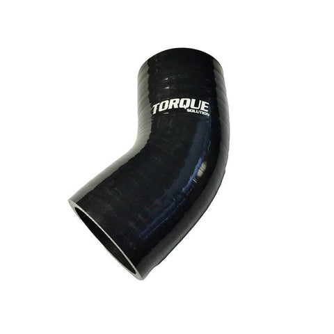 Torque Solution 45 Degree 2.75" Silicone Elbow -  Black (TS-CPLR-45D275BK)