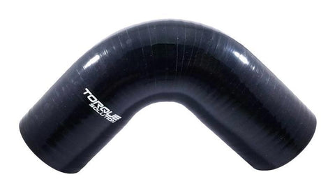 Torque Solution 90° Silicone Elbow Hose - 2.5in (TS-CPLR-90D25BK)
