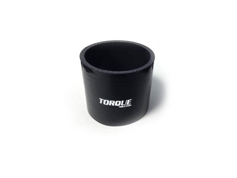 Torque Solution 2.5" Straight Silicone Coupler - Black | (TS-CPLR-S25BK) - Modern Automotive Performance
