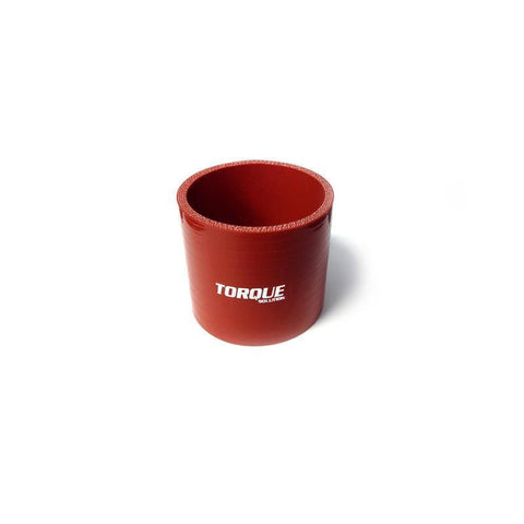 Torque Solution Straight 3" Silicone Coupler - Red (TS-CPLR-S3R)
