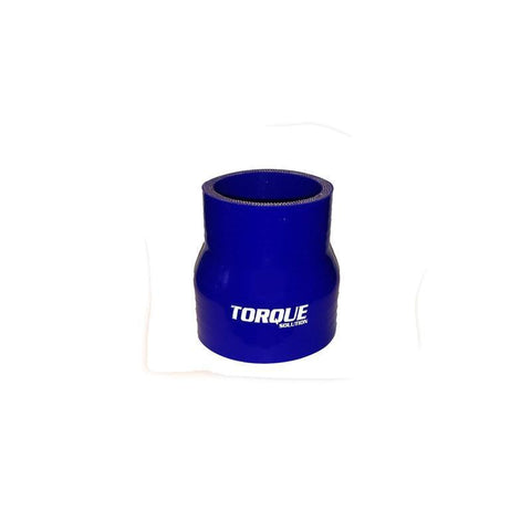 Torque Solution 2" to 2.5" Transition Silicone Coupler - Blue (TS-CPLR-T225BL)