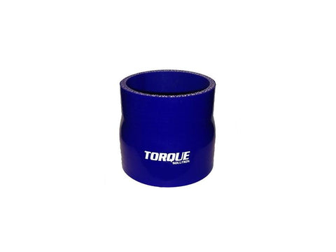 Torque Solution 2.75'' to 3'' Transition Silicone Coupler - Blue | (TS-CPLR-T2753BL) - Modern Automotive Performance
