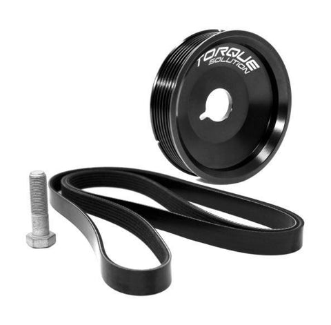 Torque Solution Underdrive Crank Pulley Kit | Multiple Fitments (TS-POR-458AC)