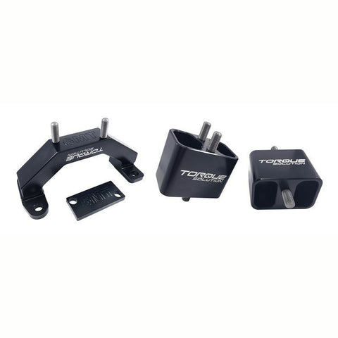 Torque Solution Solid Billet Engine/Trans Mount Kit | 2002-2014 Subaru WRX, and 2004-2021 Subaru WRX STI (TS-SU-250SB)