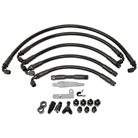 Torque Solution PTFE Fuel Line Kit | 2008-2021 Subaru WRX STI and 2008-2014 Subaru WRX (TS-SU-6FLK-AM-P-08)