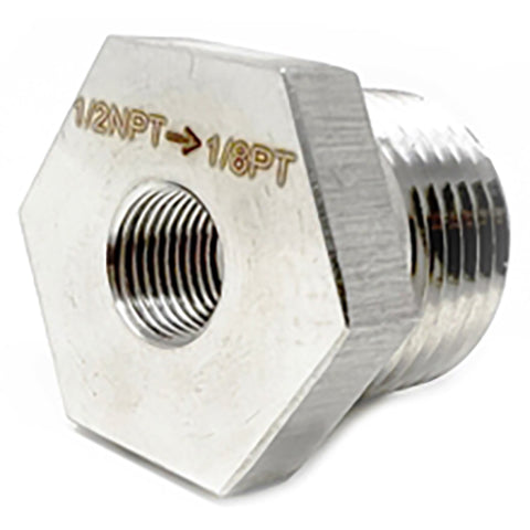 Torque Solution Sensor Adapter Plug: 1/2 NPT to 1/8 PT (TS-SU-734 ...