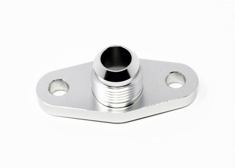 Torque Solution Billet Offset Oil Drain Flange with Integrated -10AN Flange | Multiple Fitments (TS-UNI-476)