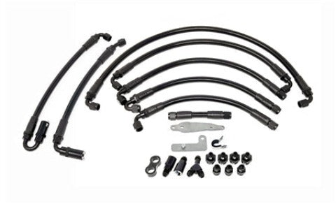 Torque Solution PTFE Fuel Line Kit w/ Flex Fuel | 2008-2014 Subaru WRX and 2008-2021 Subaru WRX STI (TS-SU-6FLK-AM-P-08-FF)