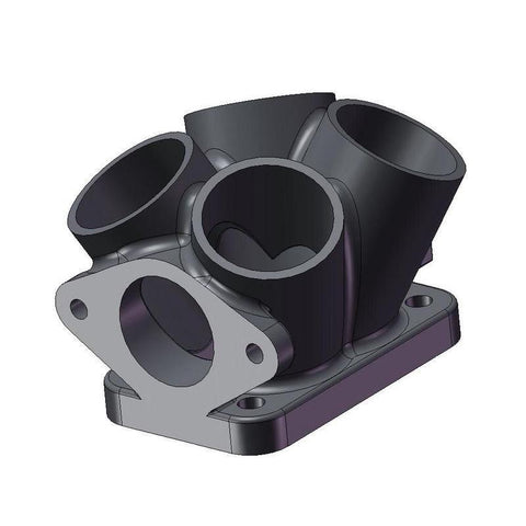 Treadstone Cast 304 Stainless T3 Turbo Merge Collector (F41MC-T3-3-WG)