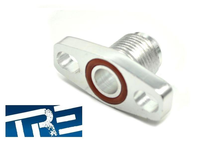PULSAR GT/X & G-Series Oil Drain Flange Kit — 10AN Thread, Billet Aluminum