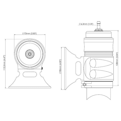 Turbosmart Blow Off Valve Race Port Bubba Sonic (TS-0204-1301/2)