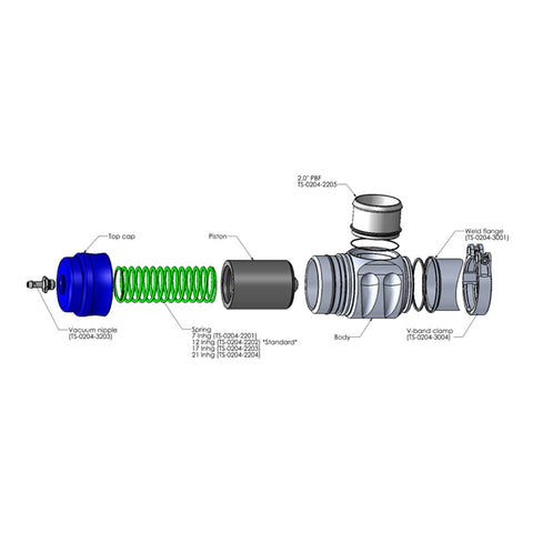Turbosmart Blow Off Valve Race Port Bubba BPV (TS-0204-1201/2/3)