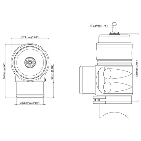 Turbosmart Blow Off Valve Race Port Bubba BPV (TS-0204-1201/2/3)