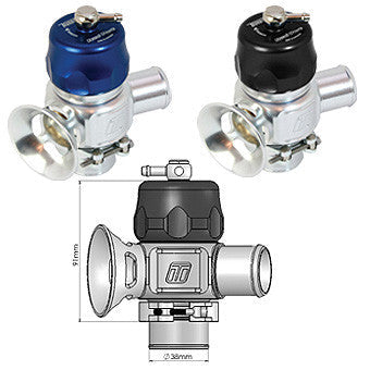 Turbosmart  Dual Port Blow Off Valve - 32mm - Blue | Universal   (TS-0205-106x/7x1)