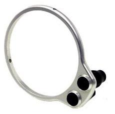 TurboSmart E-Boost2 Dual LED Ring w/LED - 60mm - Silver - Modern Automotive Performance
