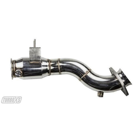 TurboXS Downpipe w/ 100CPI Cat | 2015+ Ford Mustang Ecoboost (M15-DPC)