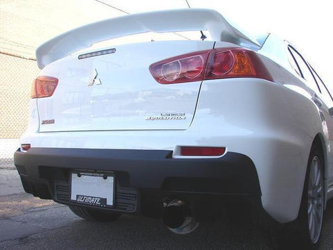 Ultimate Racing 3" Single Exit Catback Exhaust | 2008-2015 Mitsubishi Evo X (20027)