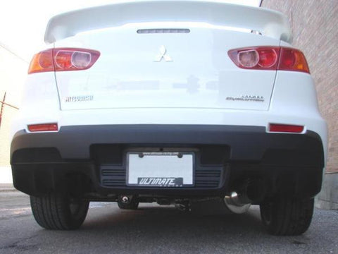 Ultimate Racing 3" Single Exit Catback Exhaust | 2008-2015 Mitsubishi Evo X (20027)